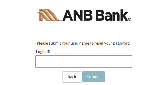 Enter Online Banking ID