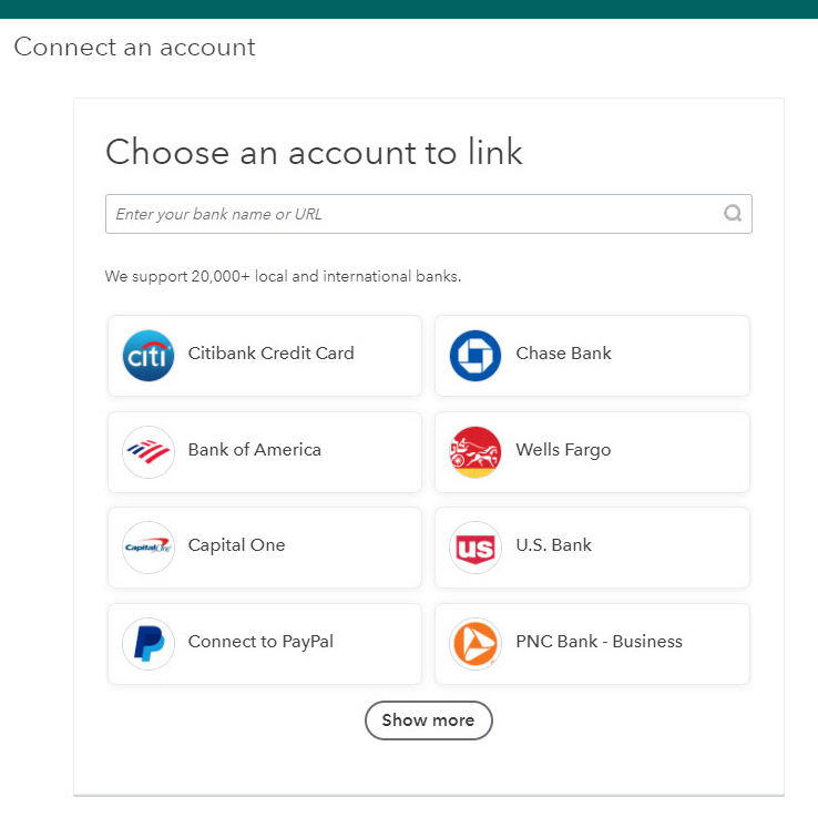choose an account to link to