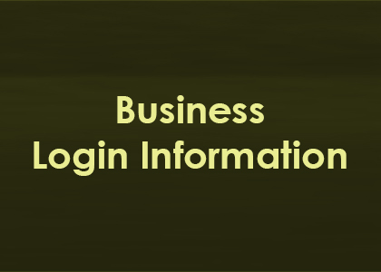 Business Login Information