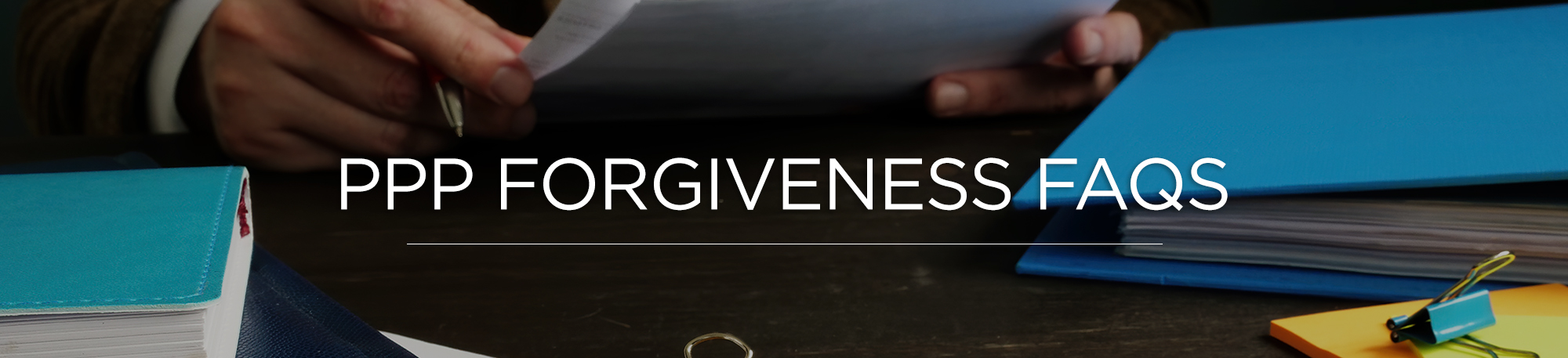 PPP Forgiveness FAQs