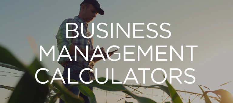 Business Management Calculators